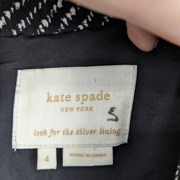 Kate Spade Black & White Front Tie Dress - Picture 11 of 11